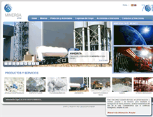Tablet Screenshot of minersa.com